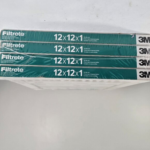 Filtrete 3M 4 Pack Allergen Reduction 1200 12 x 1 2 x 1 Merv 11 Air Filters NEW - Picture 6 of 6